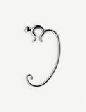 Alessi curved stainless-steel purse hook 10.6cm (British brand)