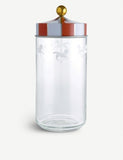 Alessi Circus glass jar 25cm, imported from the UK