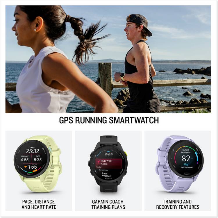 Garmin Forerunner 70 GPS running smart watch Black - British product