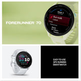 Garmin Forerunner 70 GPS running smart watch Black - British product