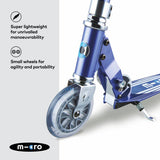 Micro Scooters Micro Sprite foldable scooter blue stripe - British product