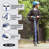 Micro Scooters Micro Sprite foldable scooter blue stripe - British product