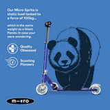 Micro Scooters Micro Sprite foldable scooter blue stripe - British product