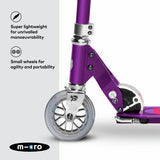 Micro Scooters Micro Sprite foldable scooter Purple Stripe, imported from the UK