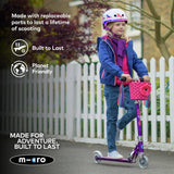 Micro Scooters Micro Sprite foldable scooter Purple Stripe, imported from the UK