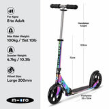 Micro Scooters Classic foldable scooter Neochrome - British product