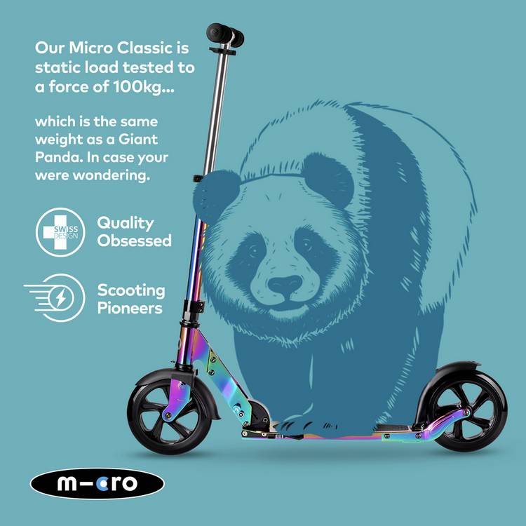 Micro Scooters Classic foldable scooter Neochrome - British product