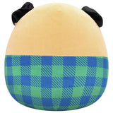Squishmallows plush toy Prince the Brown Pug 12 inch, imported from the UK