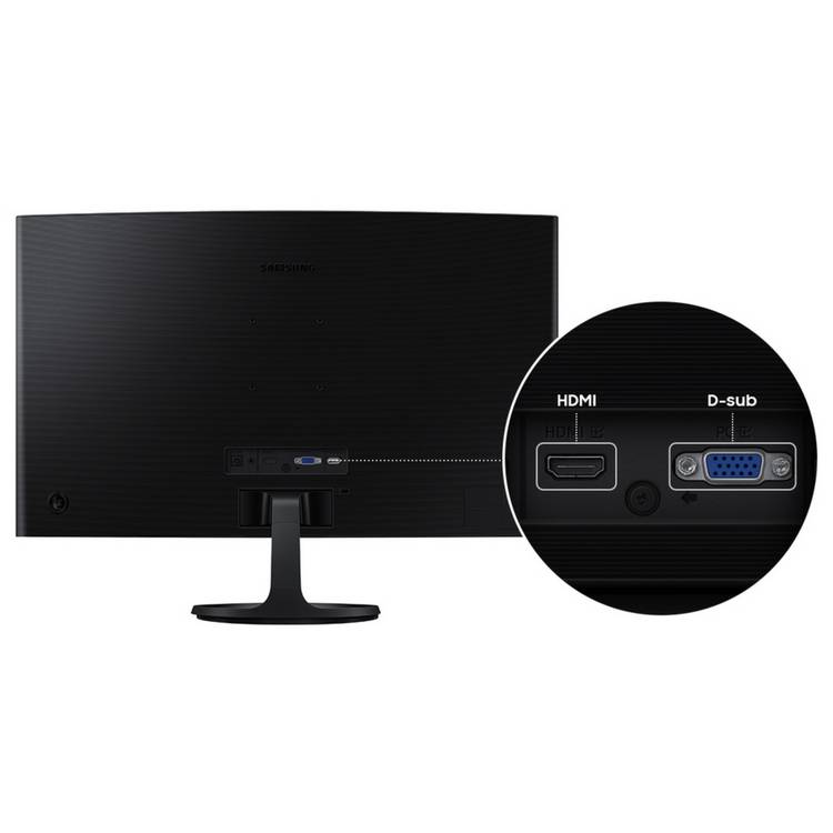 Samsung curved monitor 24 inch (British brand)