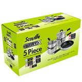 Scoville Steellux 5-piece pan set, UK version