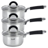 Scoville Steellux 5-piece pan set, UK version