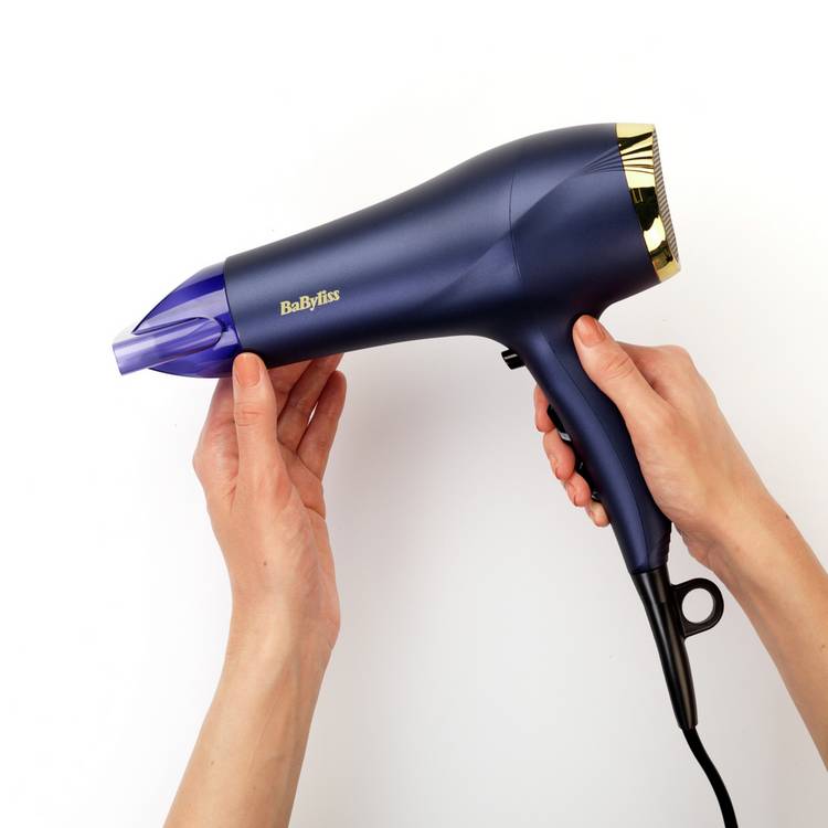BaByliss Midnight Luxe 2300 hair dryer (British brand)