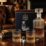 Argos Kimm & Miller Diamond Patterned Whisky Decanter and Glass Set- Buy online at McGrocer