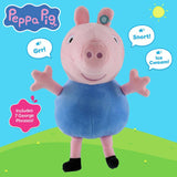 Peppa Pig Talking George soft toy 20cm, imported from the UK