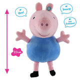 Peppa Pig Talking George soft toy 20cm, imported from the UK