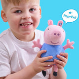 Peppa Pig Talking George soft toy 20cm, imported from the UK