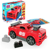 MEGA BLOKS Build & Go Race Car toy with 26 blocks - British product