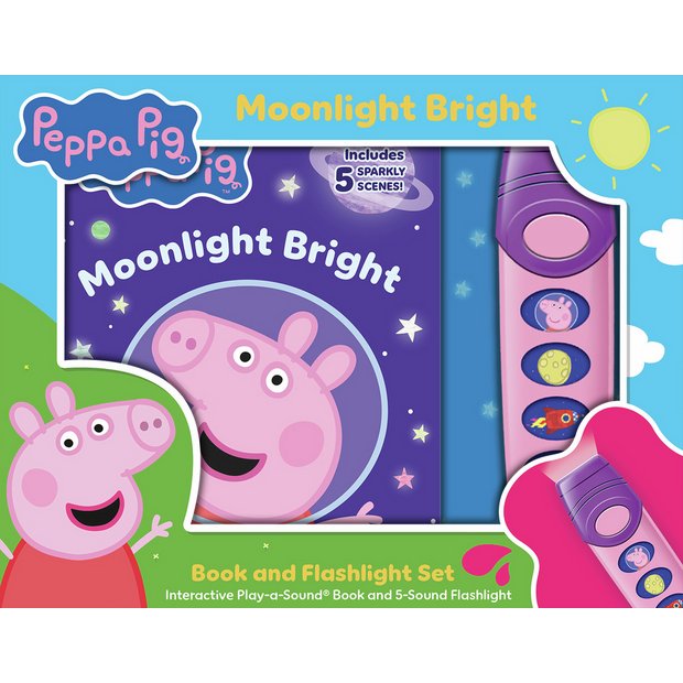 Peppa Pig electronic book and flashlight boxset, UK version