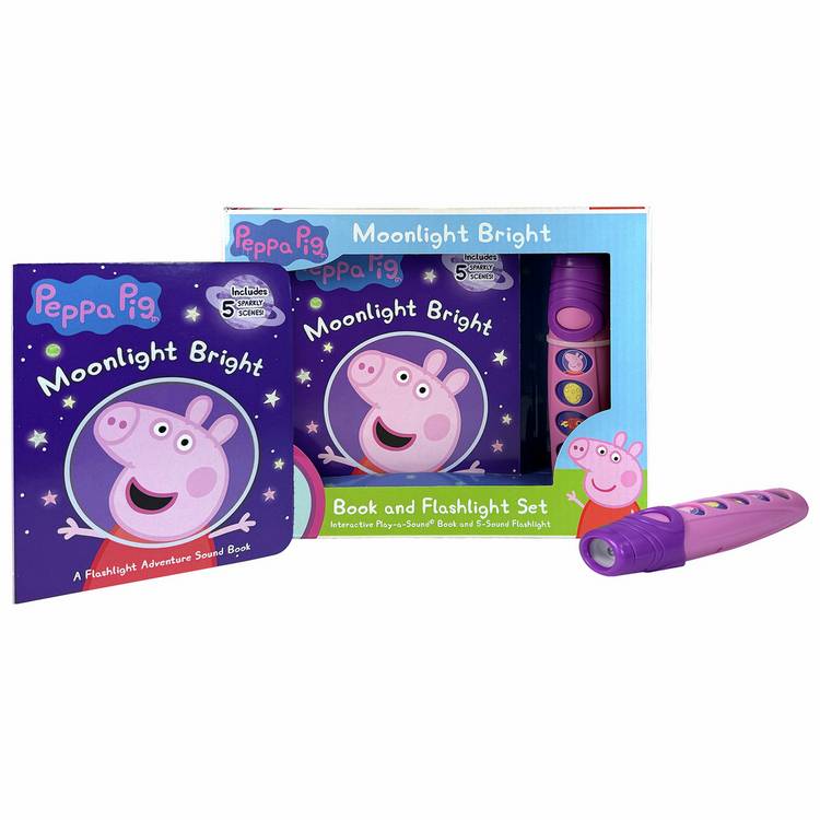 Peppa Pig electronic book and flashlight boxset, UK version