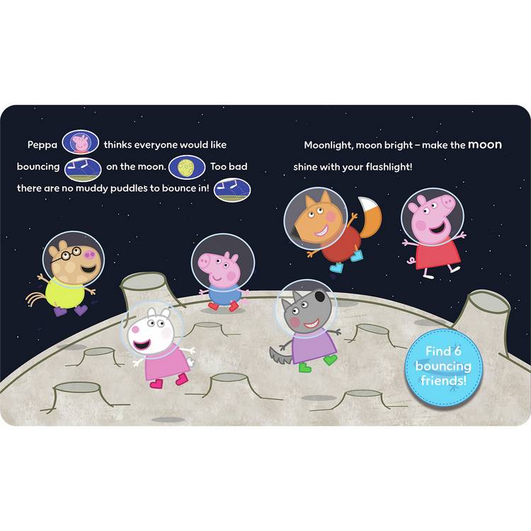 Peppa Pig electronic book and flashlight boxset, UK version
