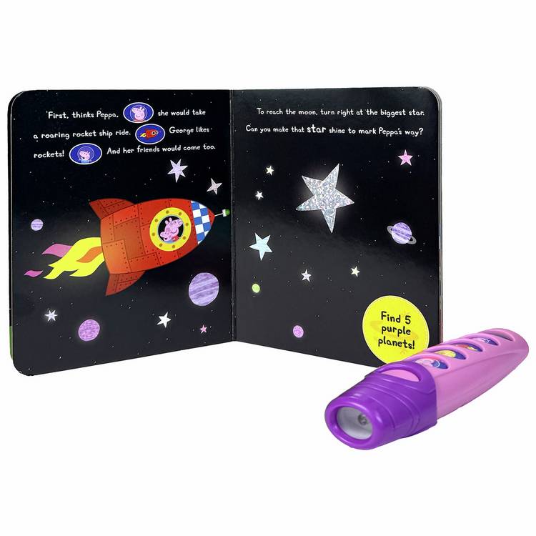 Peppa Pig electronic book and flashlight boxset, UK version