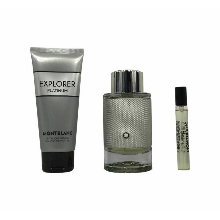 Montblanc Explorer Platinum EDP gift set 100ml, UK version