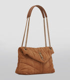 Saint Laurent Loulou Puffer small shoulder bag, imported from the UK