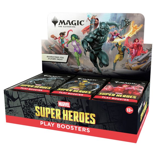 MTG Marvel Super Heroes booster box 30 packs, imported from the UK
