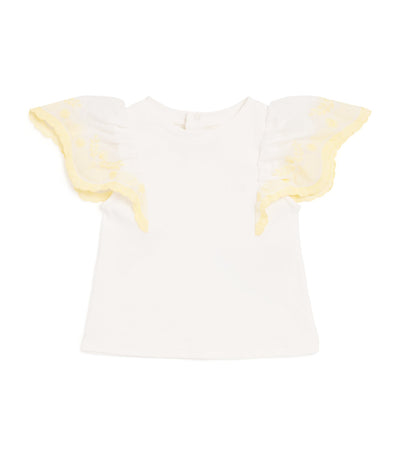 Blouse en coton bio brodé Chloé Kids Harrods (6-36 mois) - Acheter en ligne sur McGrocer