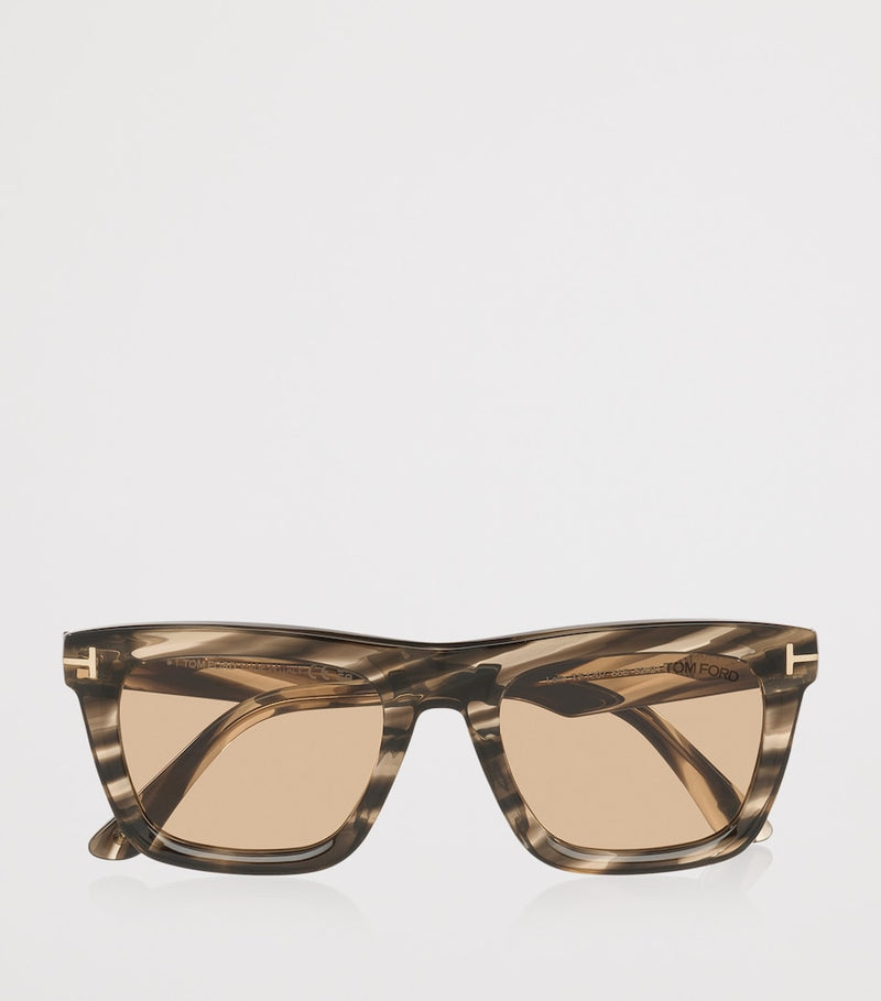 TOM FORD Square Lelio sunglasses, imported from the UK
