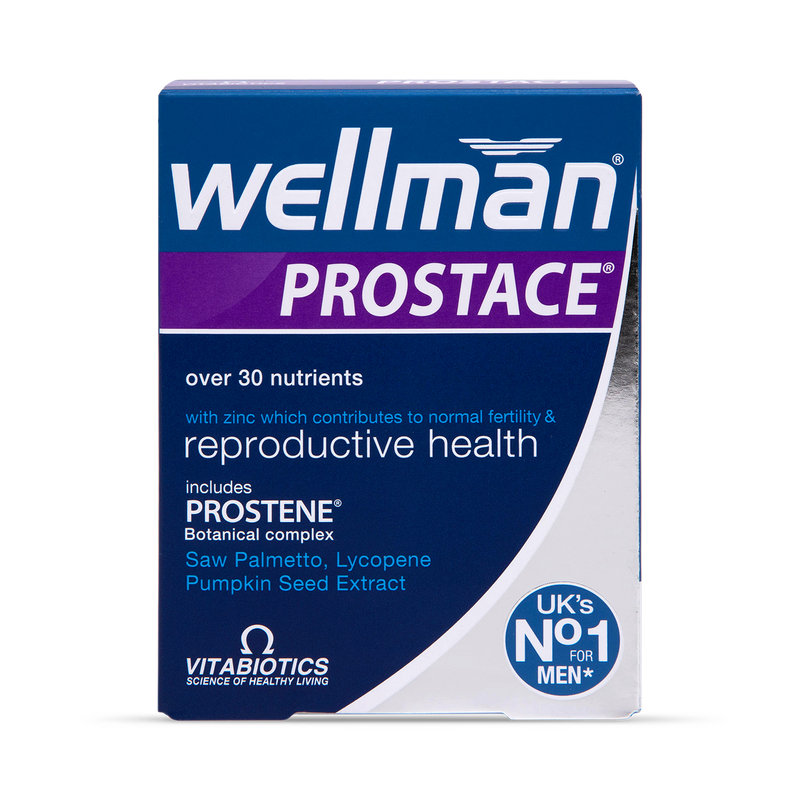 Vitabiotics Wellman Prostace Men's Tablets 60 Tablets (British brand)