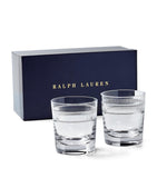 Ralph Lauren Langley old-fashioned glasses set of 2, imported from the UK