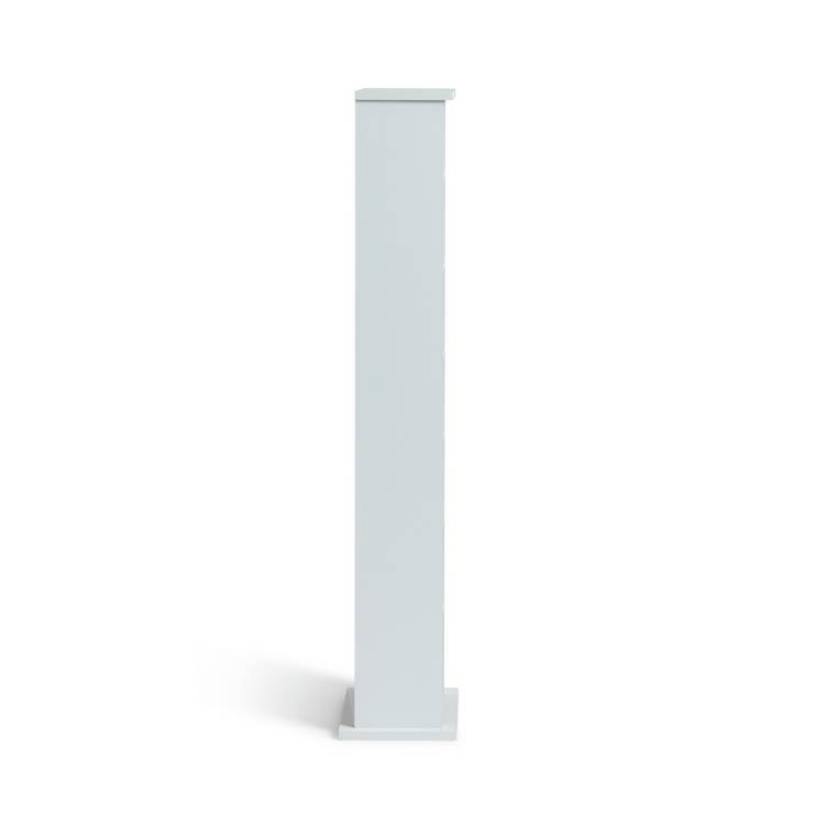 Argos Home media storage tower white wood effect - British product