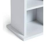 Argos Home media storage tower white wood effect - British product