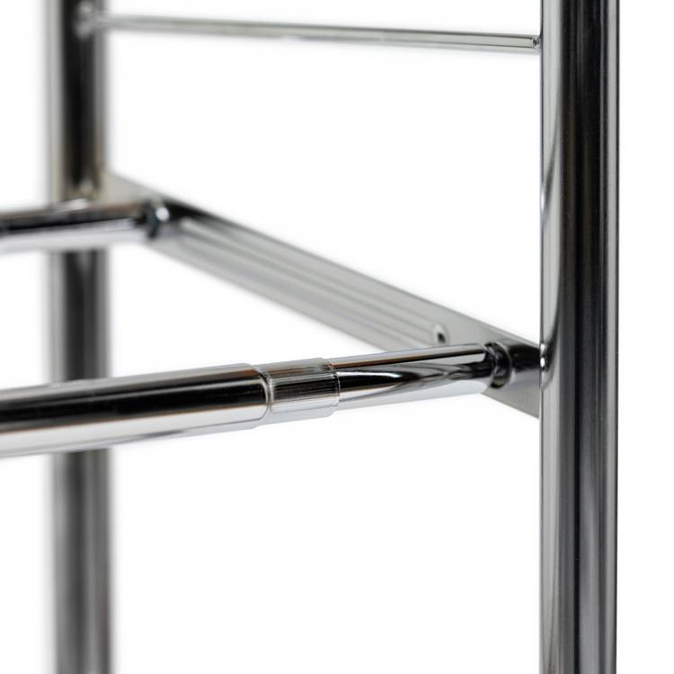 Argos Home Yori extendable chrome shoe rack, UK version