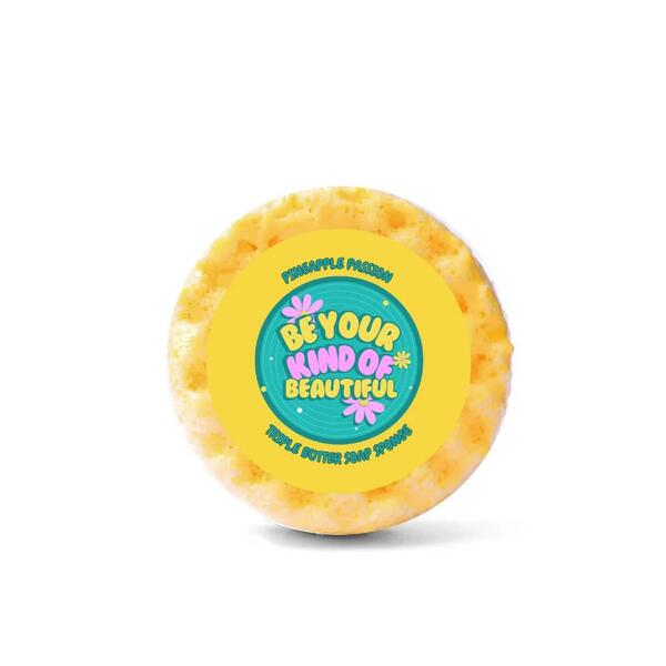 Emily Victoria Triple Butter Soap Sponge Pineapple Passion - British product