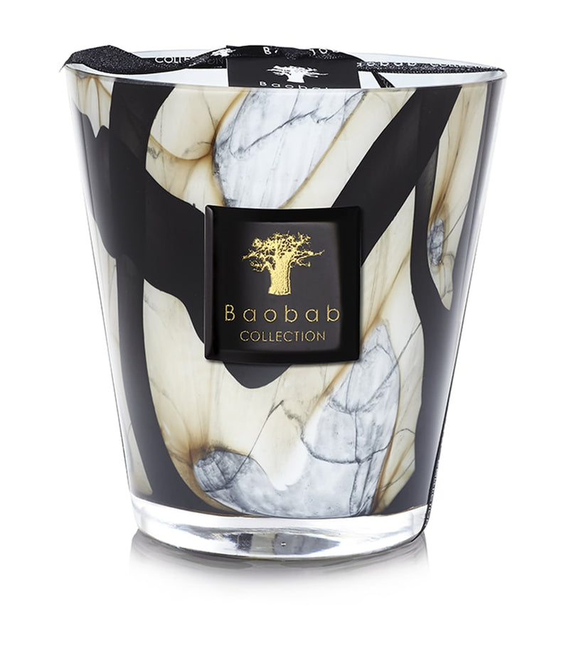 Baobab Collection marble candle 16cm - British product