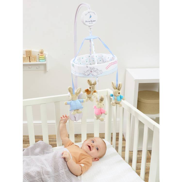 Peter Rabbit wind-up musical cot mobile (British brand)