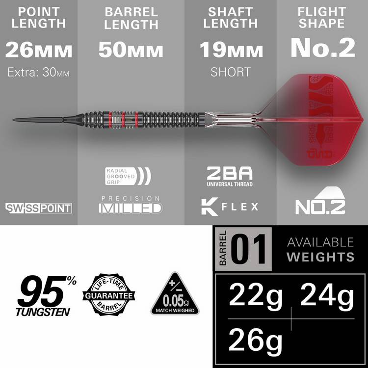 Target Nathan Aspinall 24g tungsten darts, imported from the UK