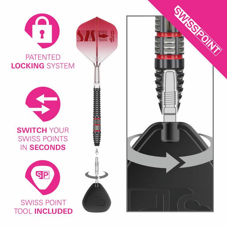 Target Nathan Aspinall 24g tungsten darts, imported from the UK