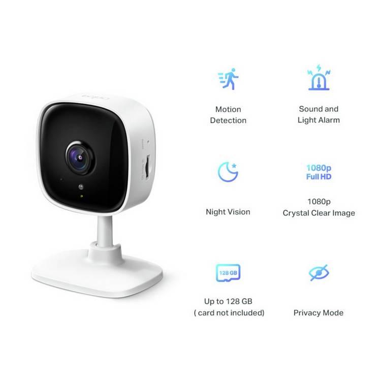 TP-Link Tapo C100 1080p indoor security camera, UK version