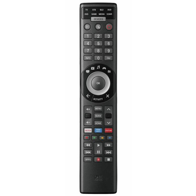 One For All Pro 8 universal smart remote (British brand)