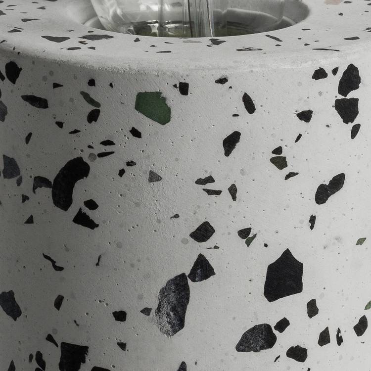 Argos Home terrazzo exposed bulb lamp (British brand)