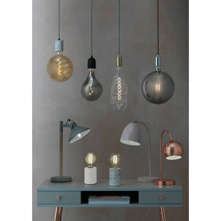 Argos Home terrazzo exposed bulb lamp (British brand)