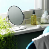 Argos Argos Home Grey Metal Round Pedestal Swivel Mirror - 21x19cm- Buy online at McGrocer