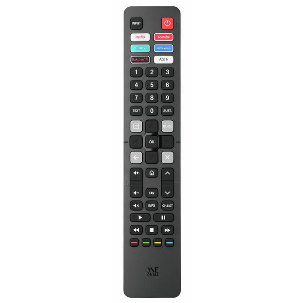 One For All Hisense TV replacement remote control - British product