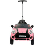 Rollplay Mini Cooper push car in pink, UK version