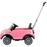 Rollplay Mini Cooper push car in pink, UK version