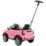 Rollplay Mini Cooper push car in pink, UK version
