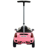 Rollplay Mini Cooper push car in pink, UK version